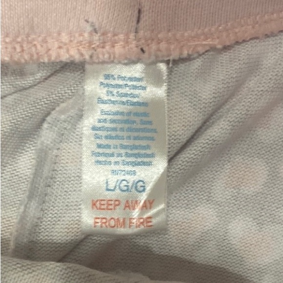 Pajamas Pillow Talk 2PC shorts short sleeve Valentines Day soft cozy Large - Picture 4 of 7